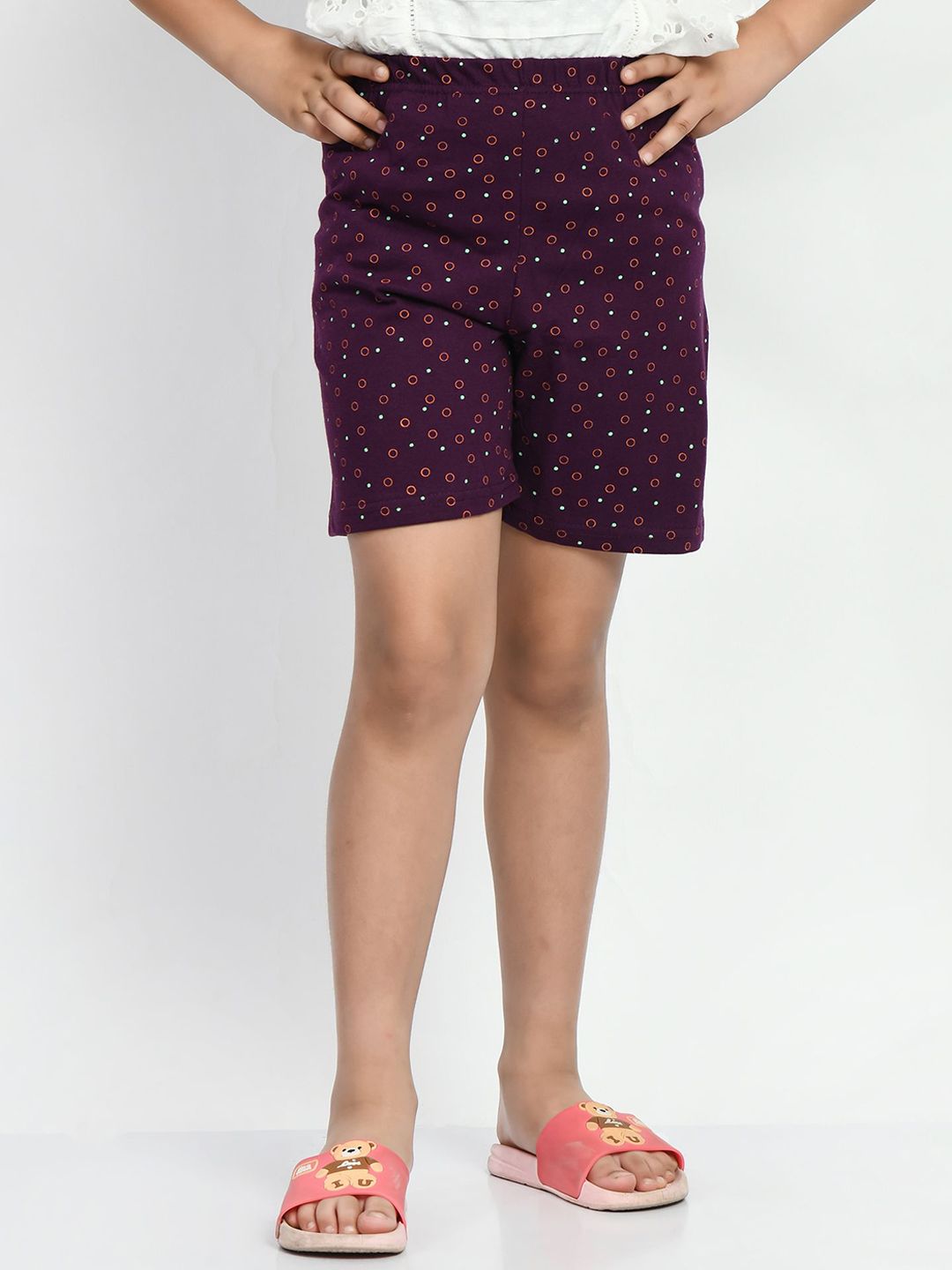 BAESD Girls Printed Regular Fit Shorts-picture-26