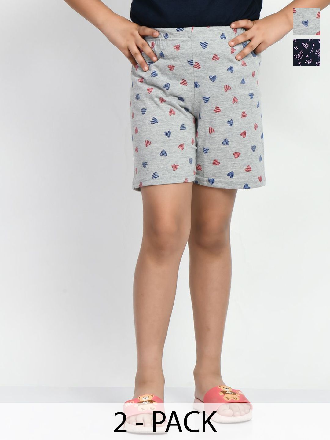 BAESD Girls Floral Printed Shorts-picture-58