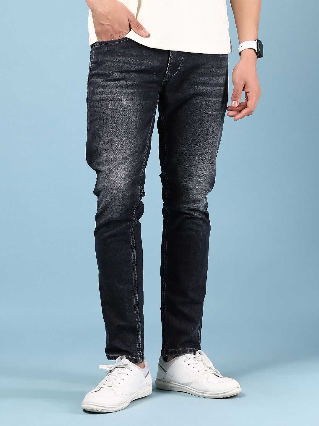 V-Mart Men Light Fade Mid-Rise Jeans-picture-13