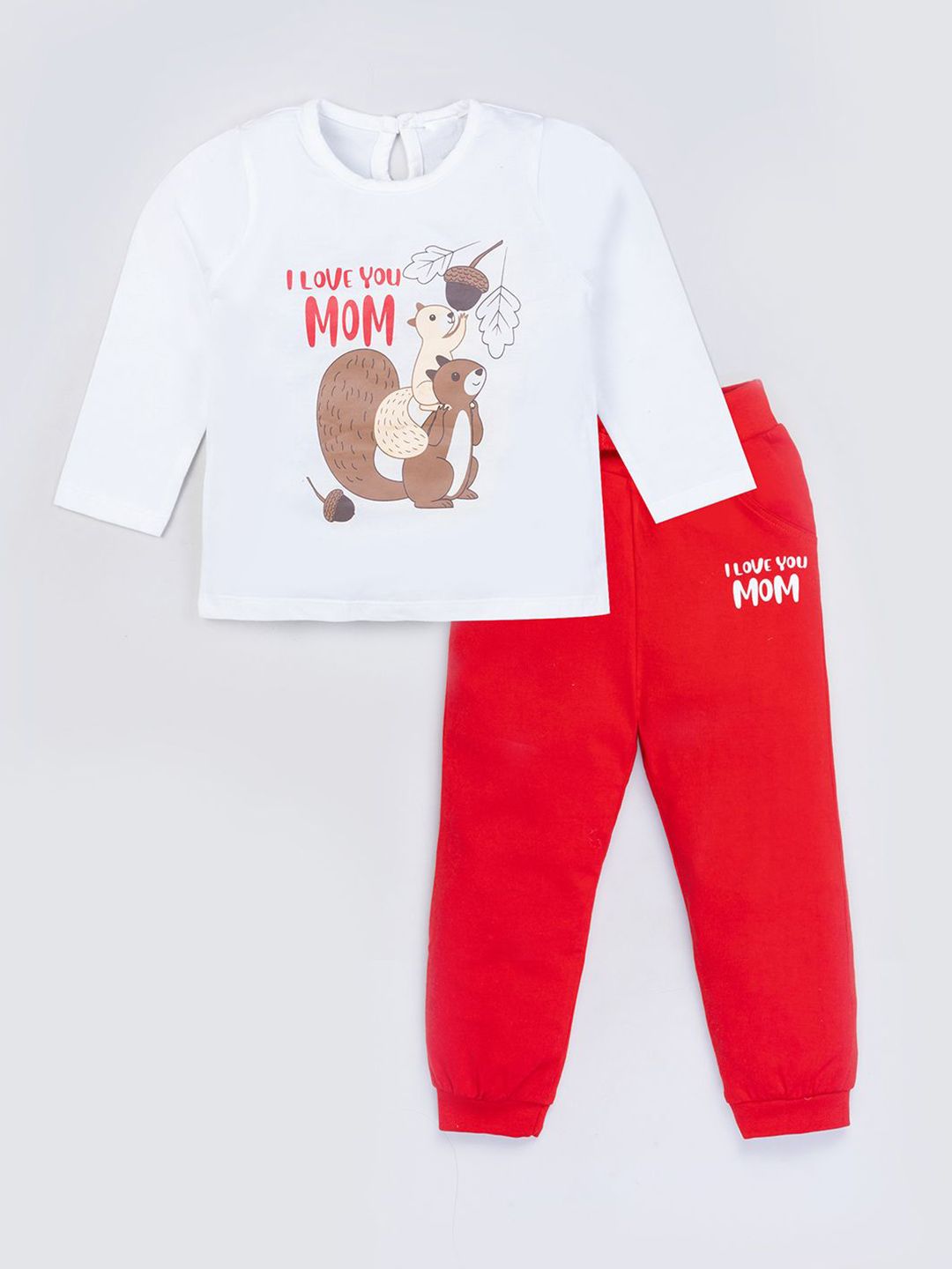 YK Girls Printed Top with Pyjamas-picture-32