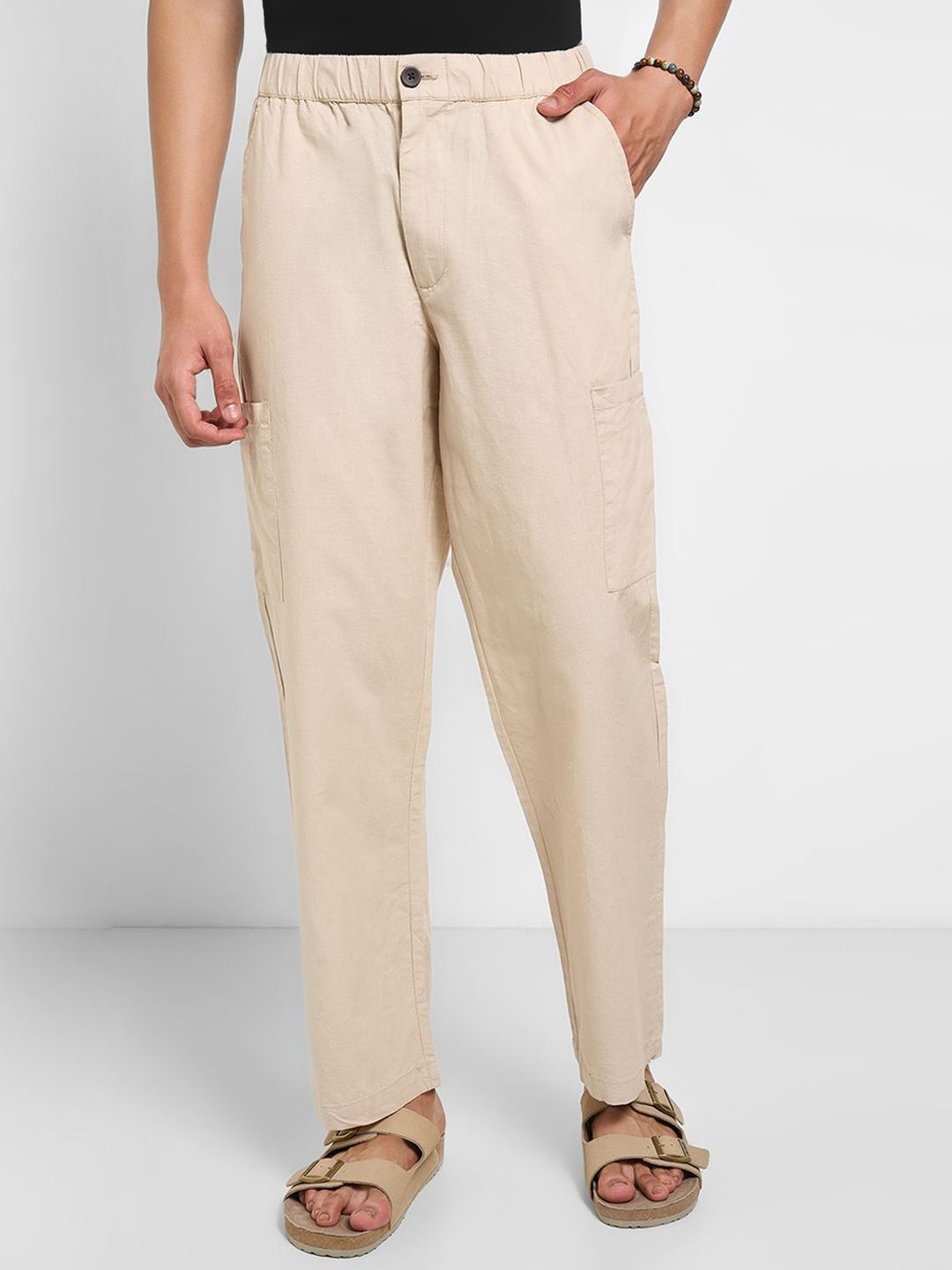 7 Alt by Pantaloons Men Loose Fit Trousers-picture-24