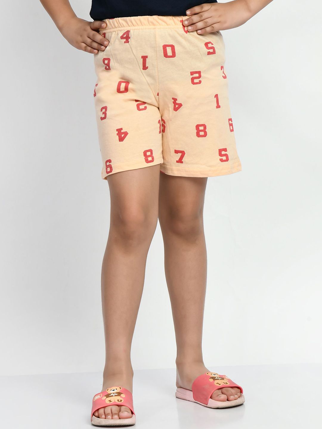 BAESD Girls Conversational Printed Mid-Rise Shorts-picture-57