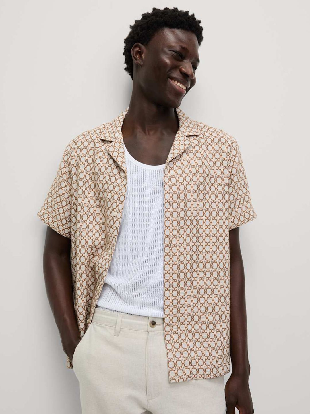 Marks & Spencer Men Opaque Printed Casual Shirt-picture-35