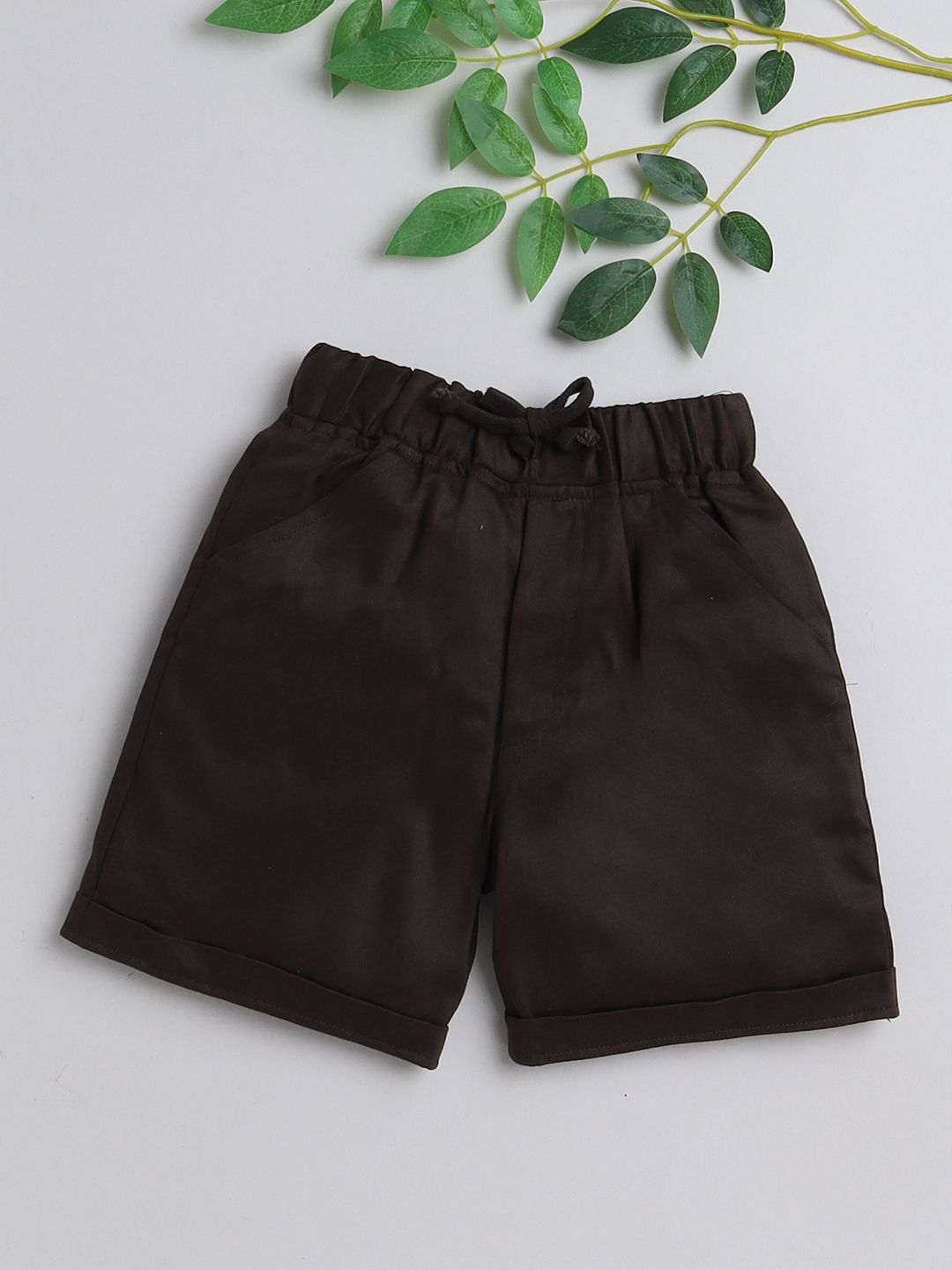 BAATCHEET Kids Regular Fit Solid Shorts-picture-33