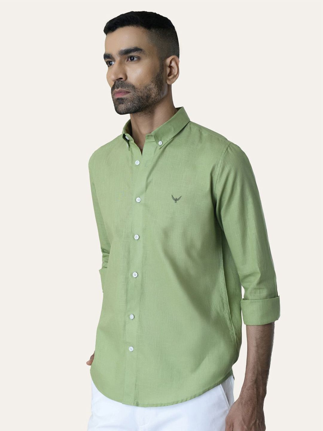 PERCH Men Slim Fit Opaque Casual Shirt-picture-14