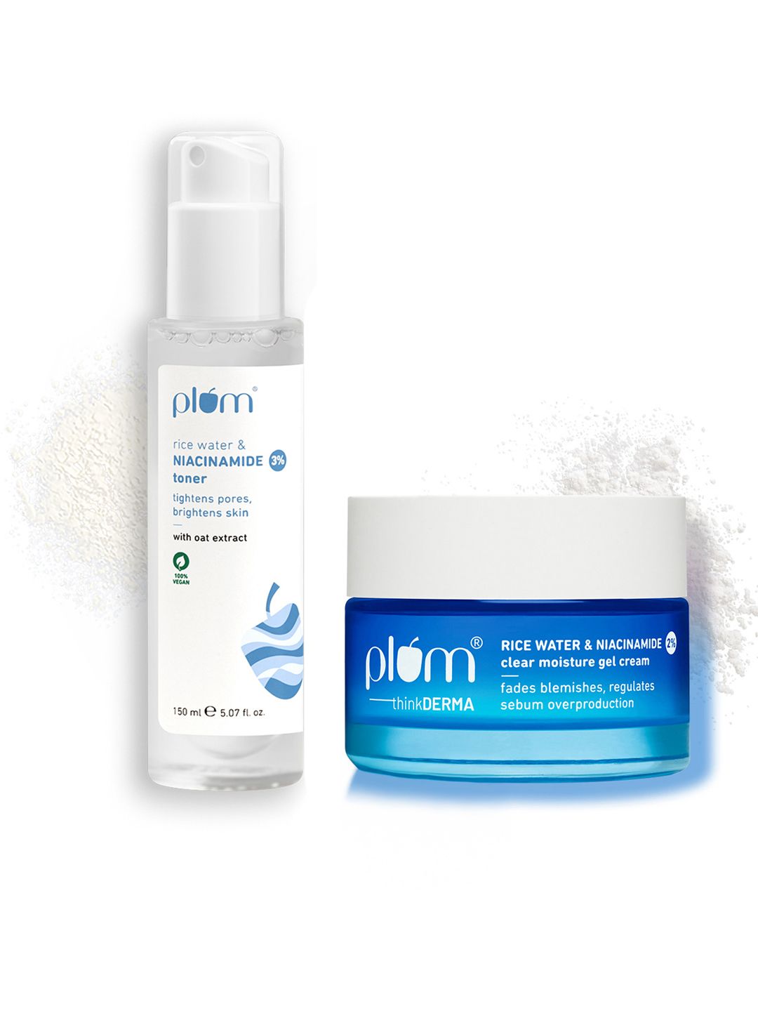 Plum Set of Clear Moisturizer Gel Cream - 50g & 3% Niacinamide Alcohol-Free Toner - 150ml-picture-57