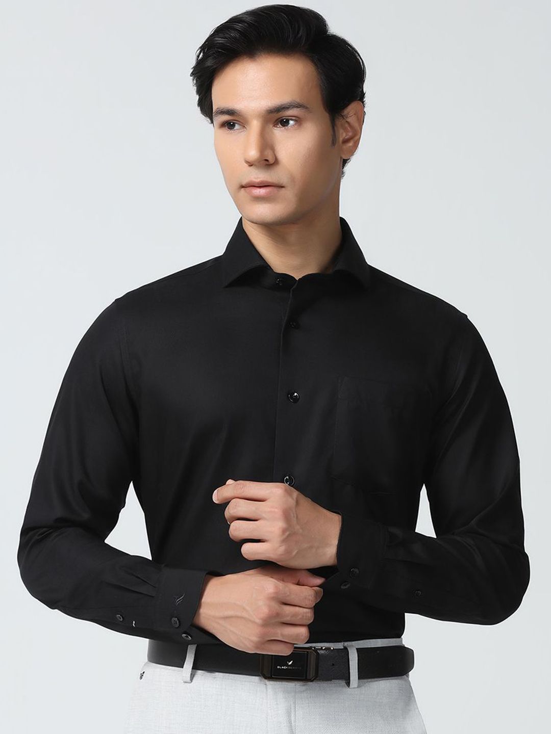 Blackberrys Men Slim Fit Opaque Casual Shirt-picture-27