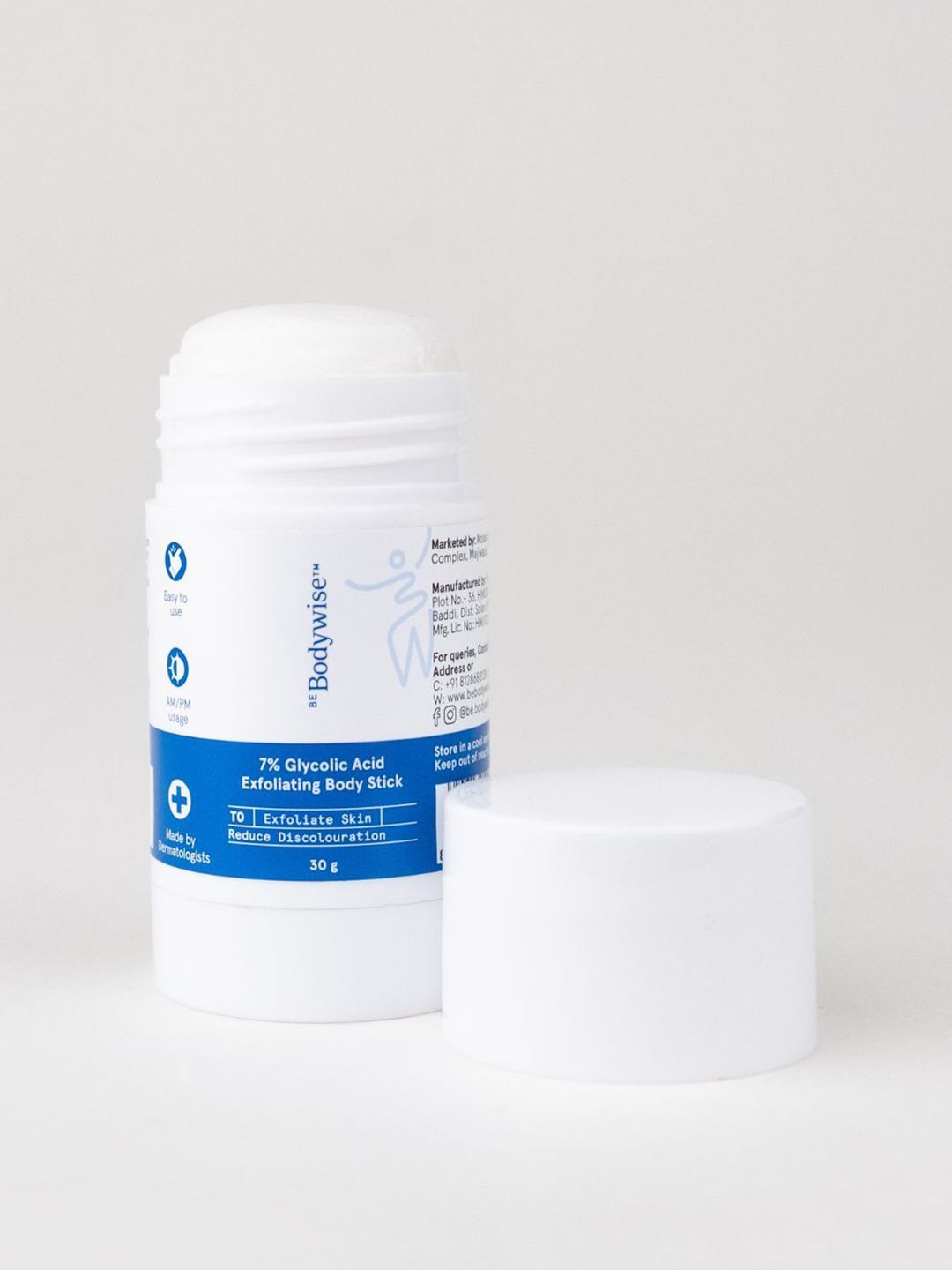 Be Bodywise 7% Glycolic Acid Exfoliating Body Stick- 30 g-picture-11