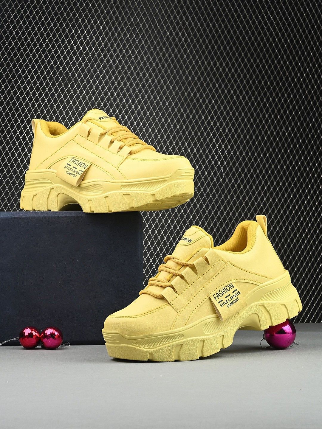 Ifah Women Textured Sneakers-picture-22