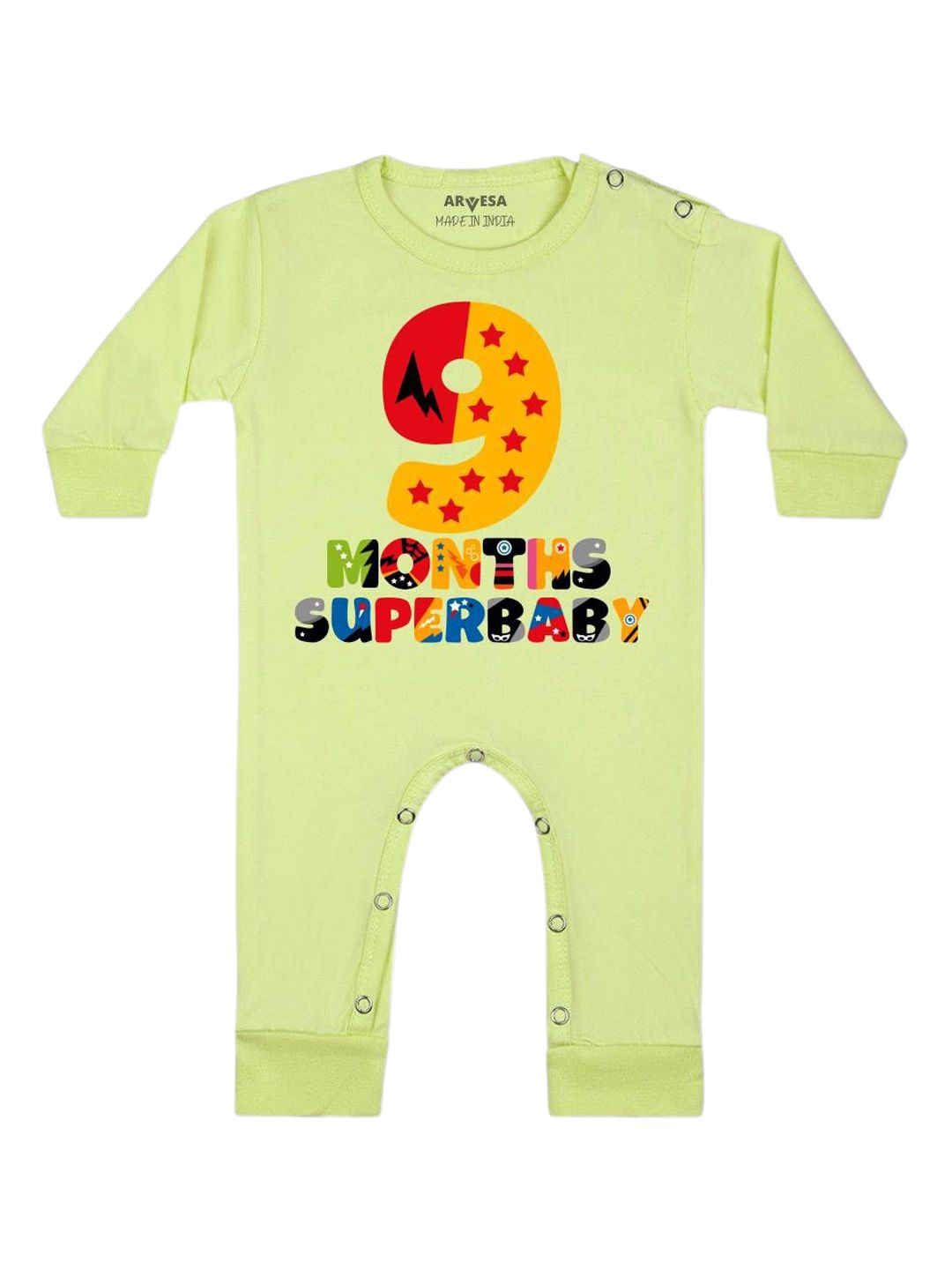Arvesa 9 Month Printed Bodysuit-picture-40