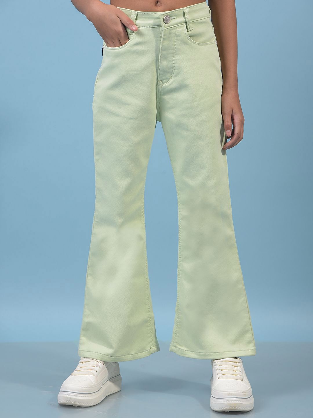 Crimsoune Club Girls Bootcut Mid-Rise Stretchable Jeans-picture-37