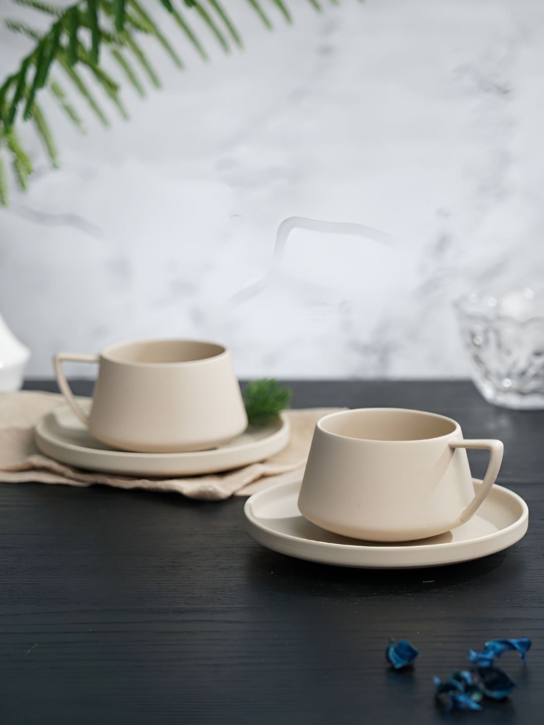 Vola Global LLP Brown Porcelain Core Set of Cups and Mugs-image-4
