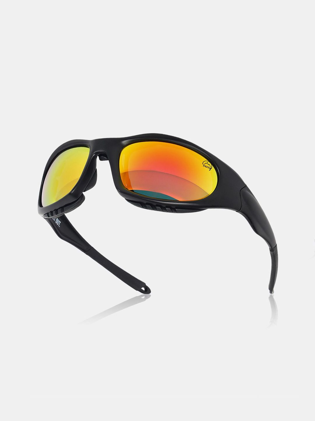 Reccy Unisex Shield Sunglasses with Polarised and UV Protected Lens U-SG-501-U-RED-image-35