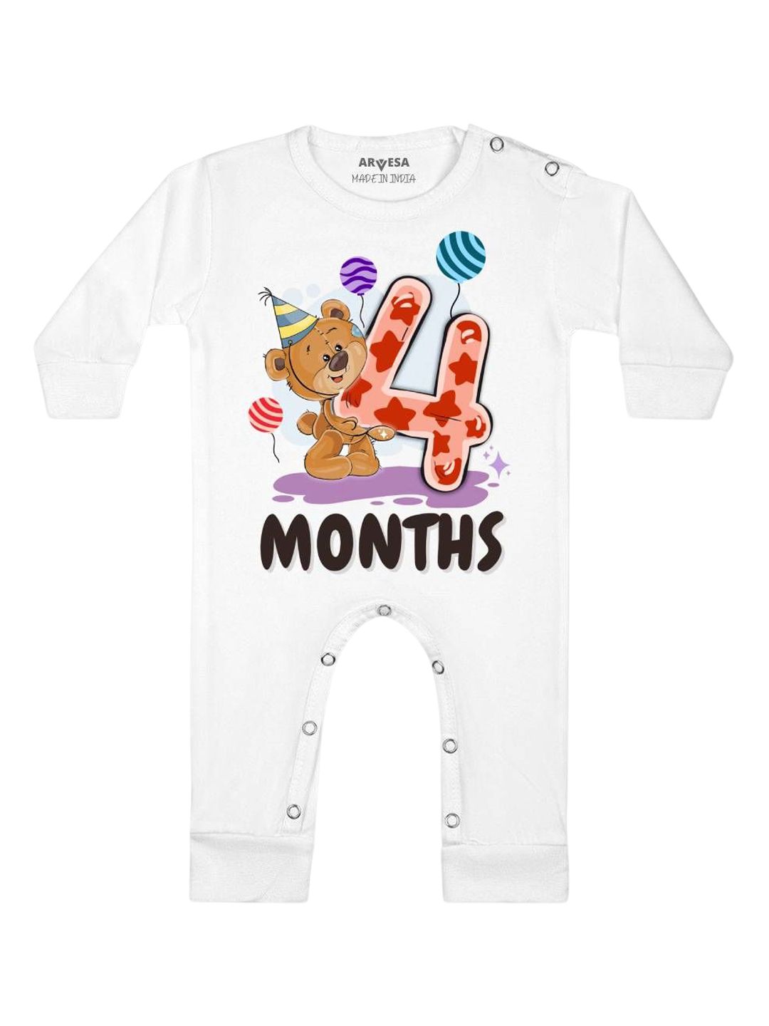 Arvesa 4 Month Printed Bodysuit-picture-18