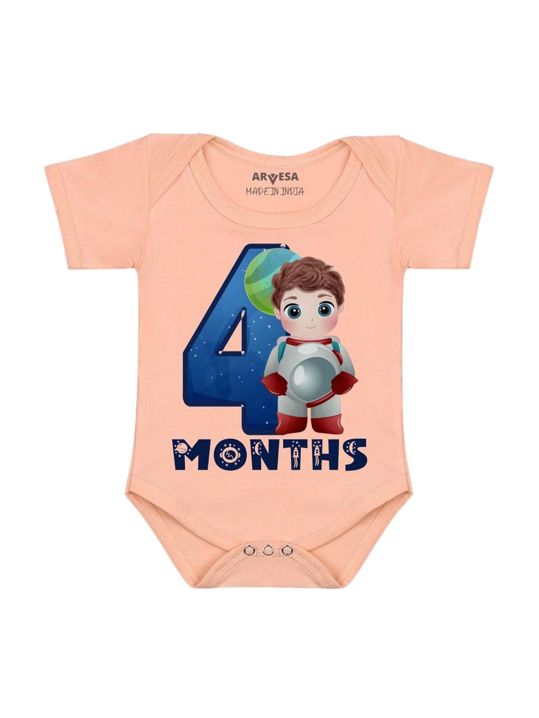 Arvesa 4 Month Baby Printed Bodysuit-picture-39