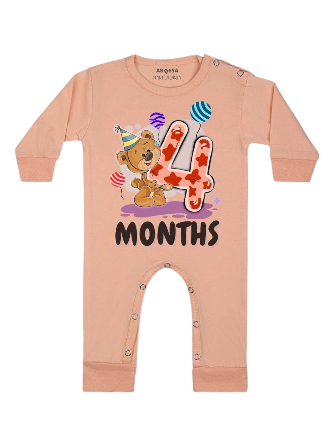Arvesa 4 Month Printed Bodysuit-picture-10