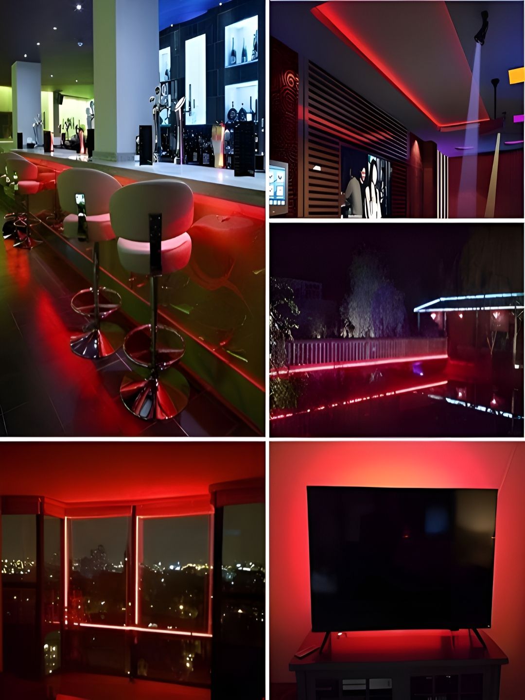 KAVYARA Red Rice-Shaped LED Strip Lights45 m-picture-32