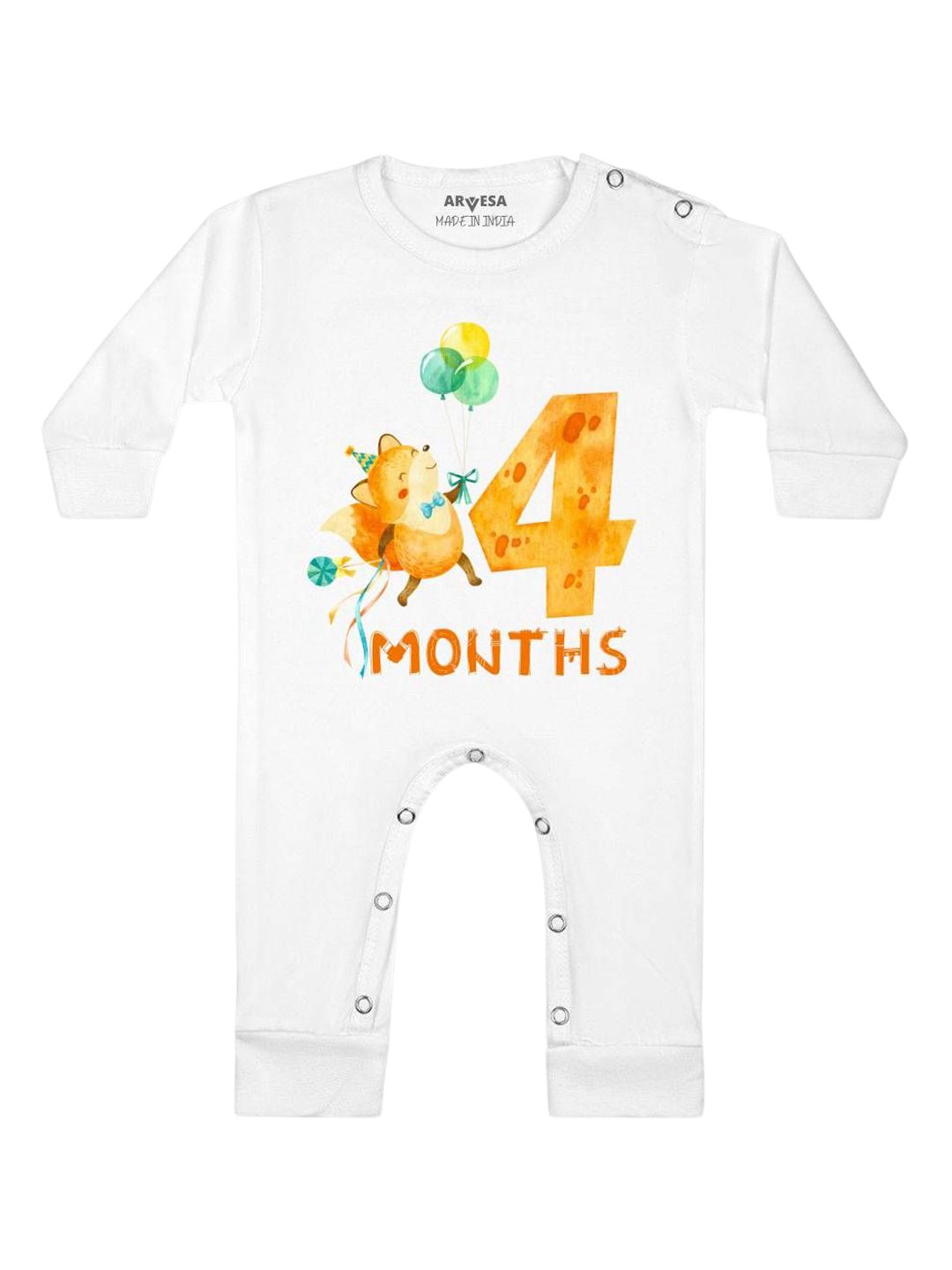 Arvesa 4 Month Printed Bodysuit-picture-30