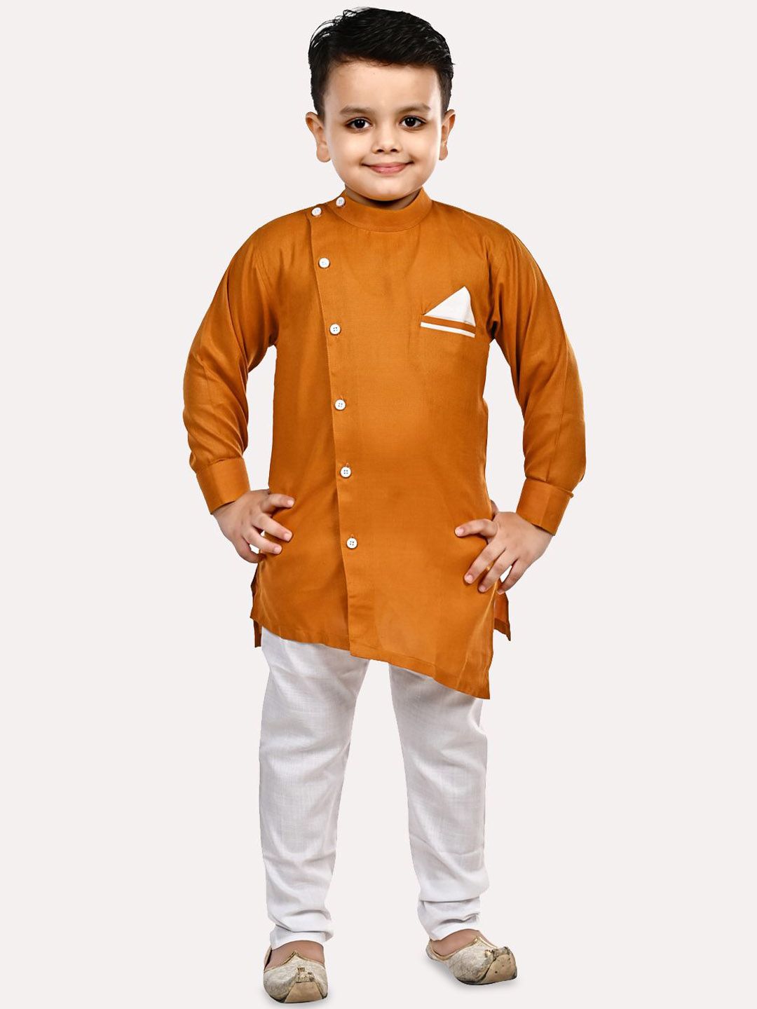 Superminis Boys Regular Pure Cotton Kurta with Pyjamas-picture-50