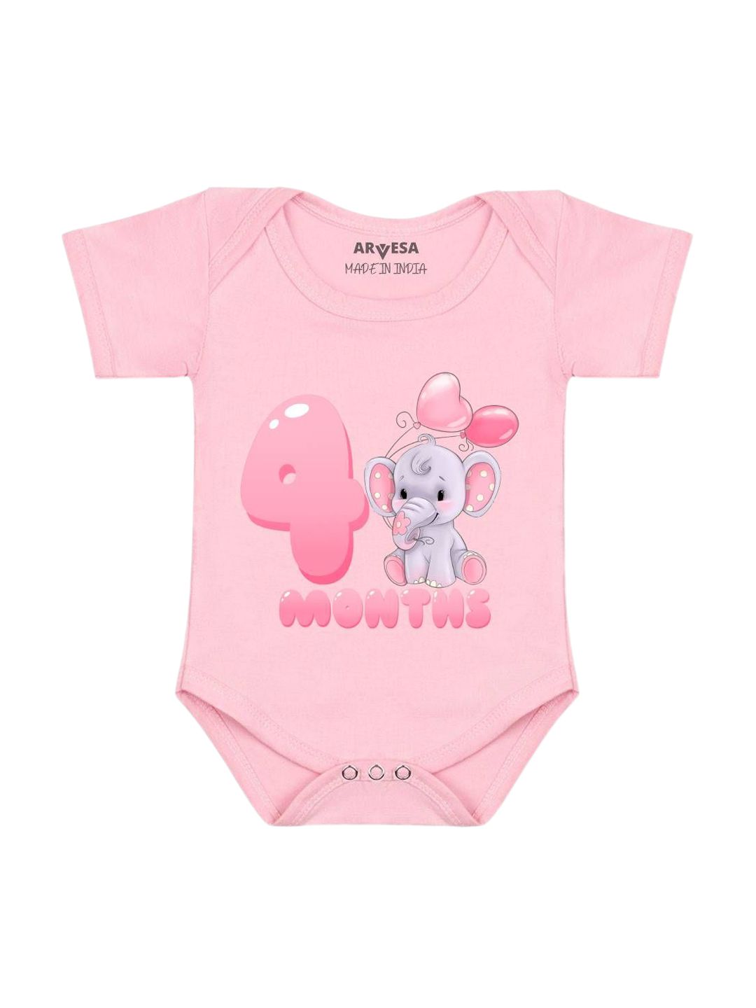 Arvesa 4 Month Baby Printed Bodysuit-picture-33