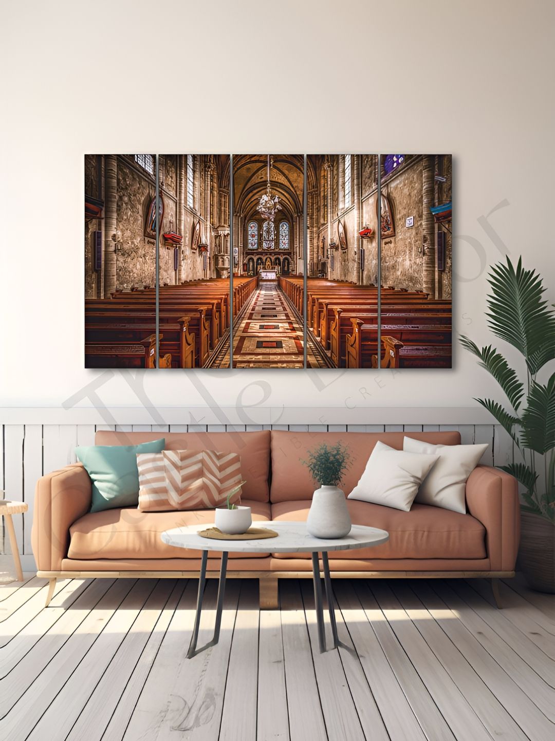 The Castle Decor Brown 1 Piece Wood Other Wall Paintings-picture-39