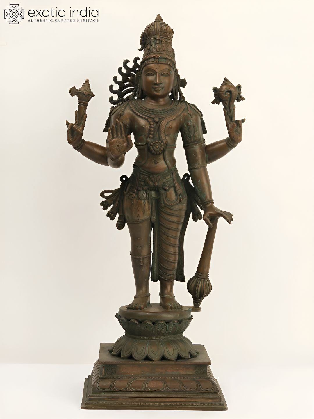 Exotic India Black Religious Idol Showpiece-picture-18