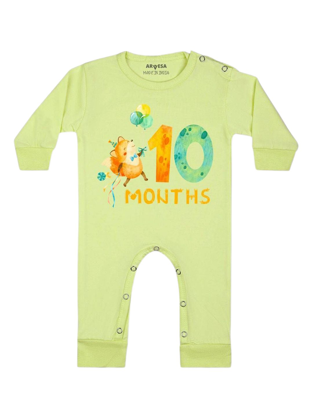 Arvesa 10 Month Printed Bodysuit-picture-31