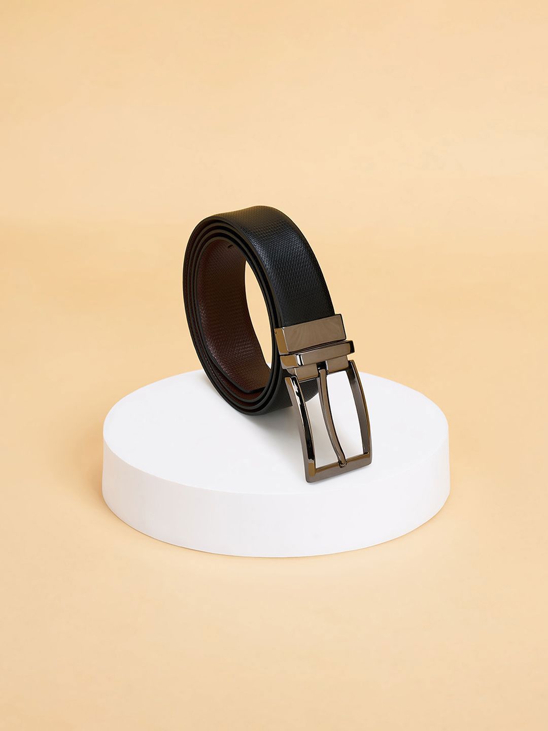 BYFORD by Pantaloons Men Textured Leather Formal Belt-picture-35