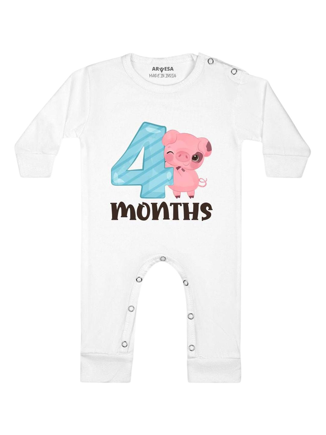 Arvesa 4 Month Printed Bodysuit-picture-22