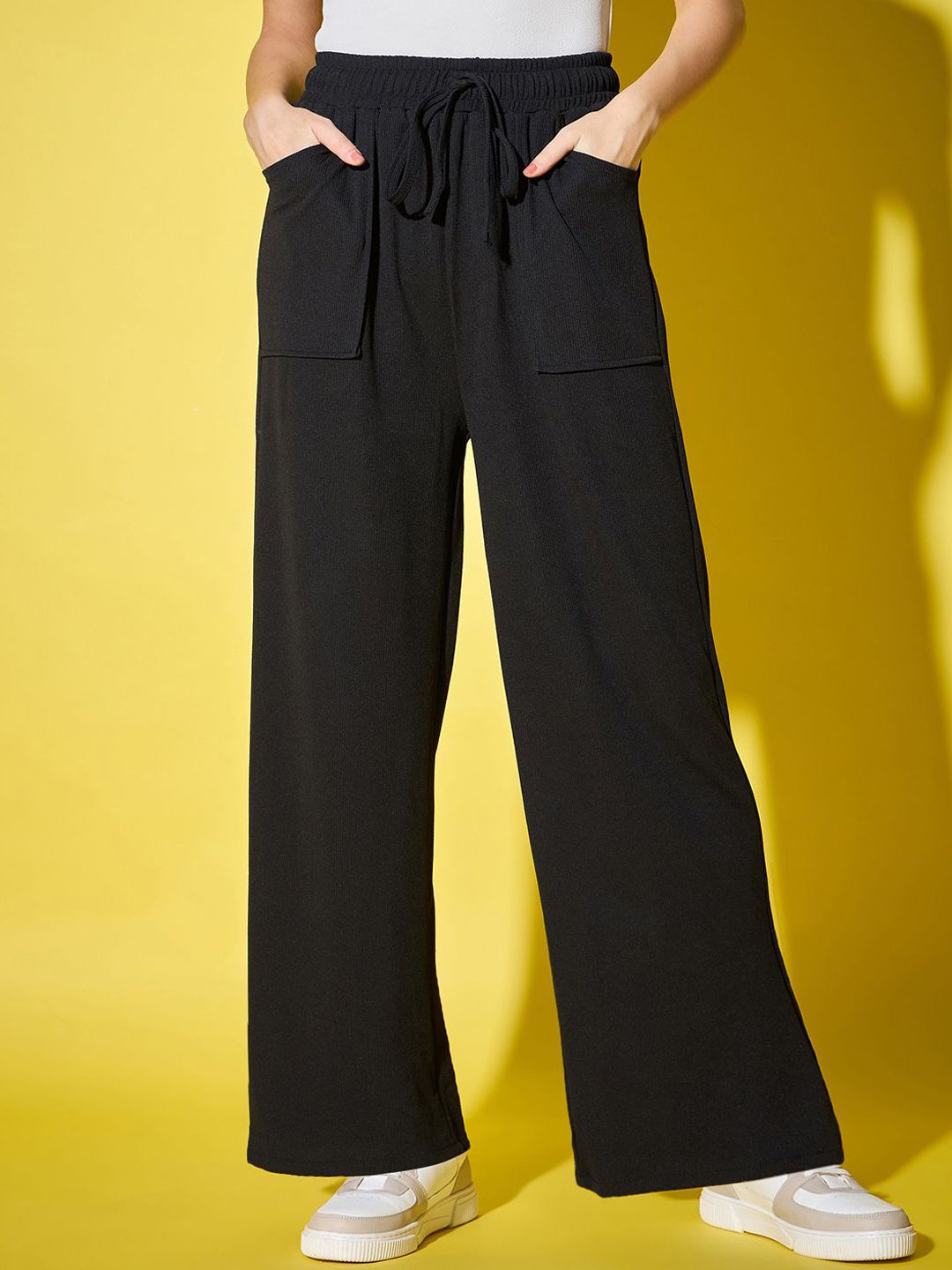 DIMPY GARMENTS Women Relaxed High-Rise Regular Trousers-picture-24