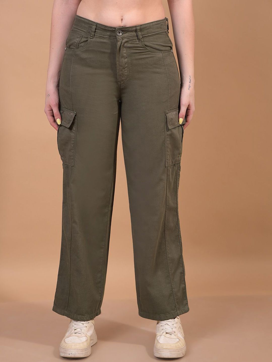 Crimsoune Club Women Regular Fit Mid-Rise Cotton Stretchable Jeans-picture-20