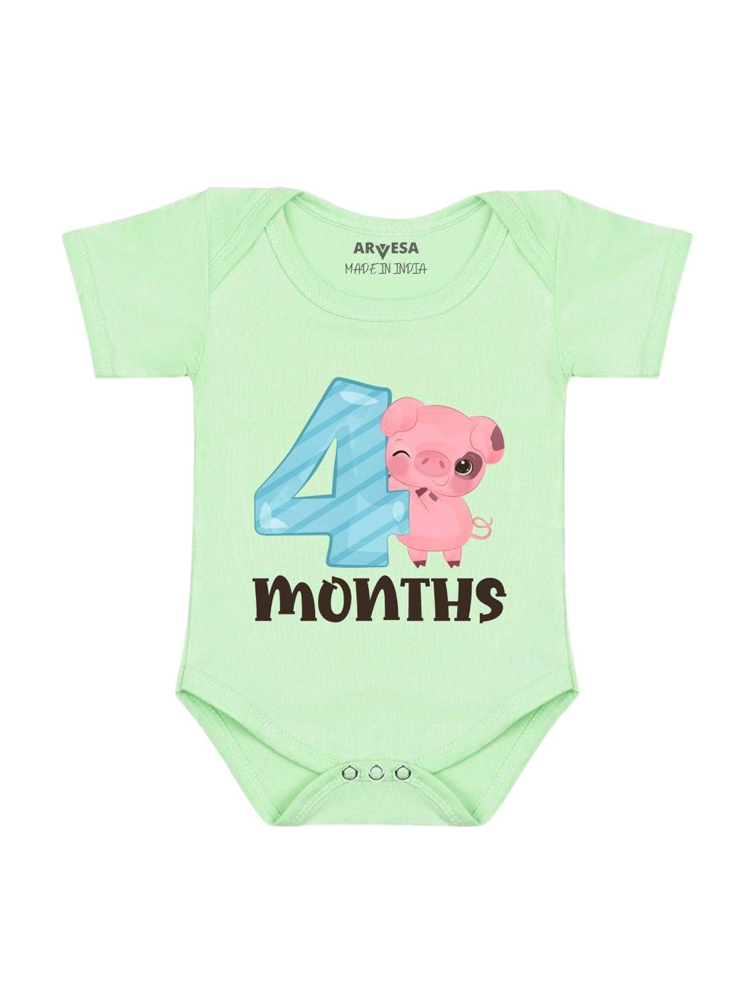 Arvesa 4 Month Baby Printed Bodysuit-picture-36