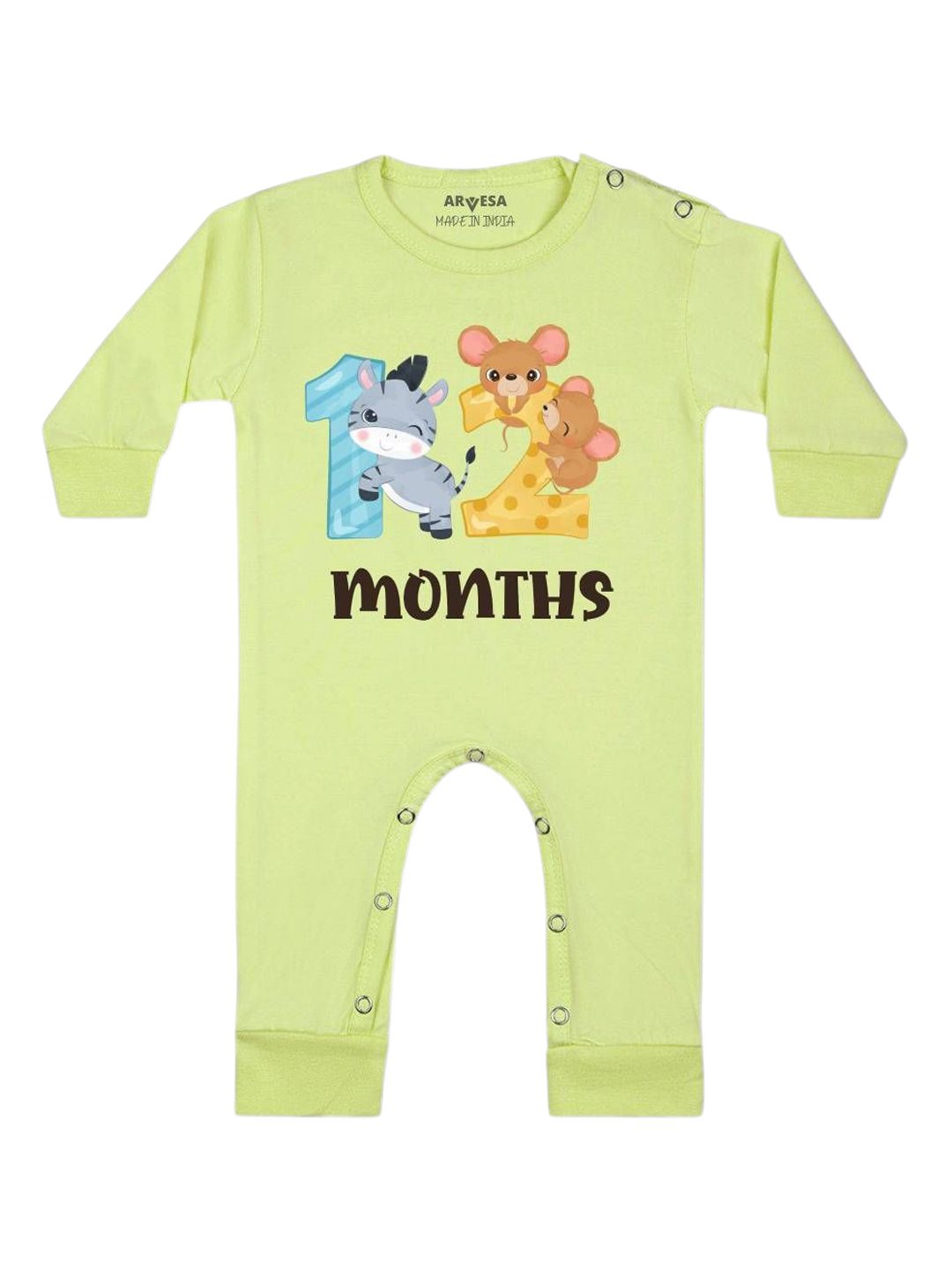 Arvesa 12 Month Printed Bodysuit-picture-21