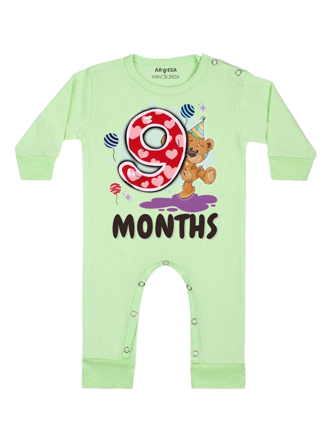 Arvesa 9 Month Printed Bodysuit-picture-26