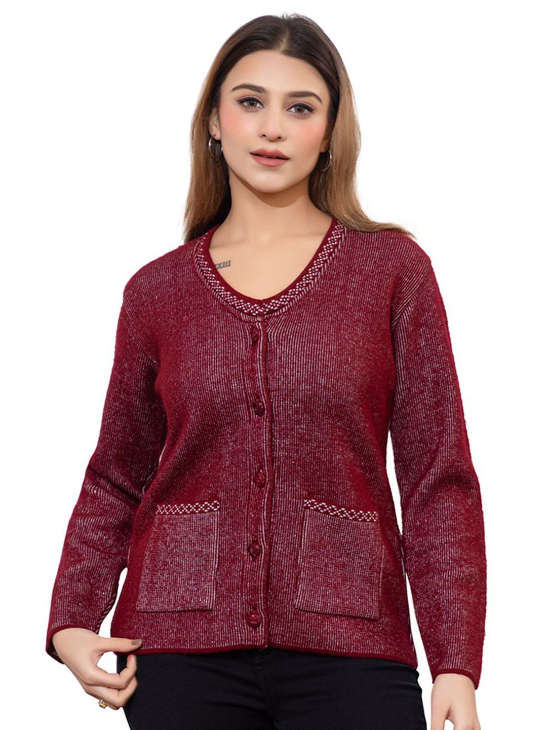 TWENTY ME Women Ribbed Cardigan-picture-55