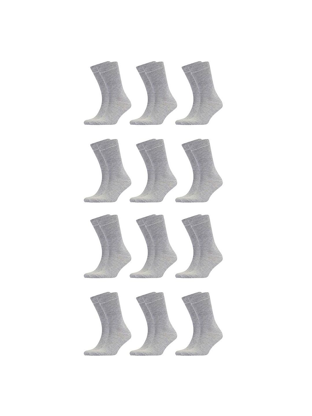 MUKHAKSH Men Pack Of 12 Calf Length Socks-picture-28