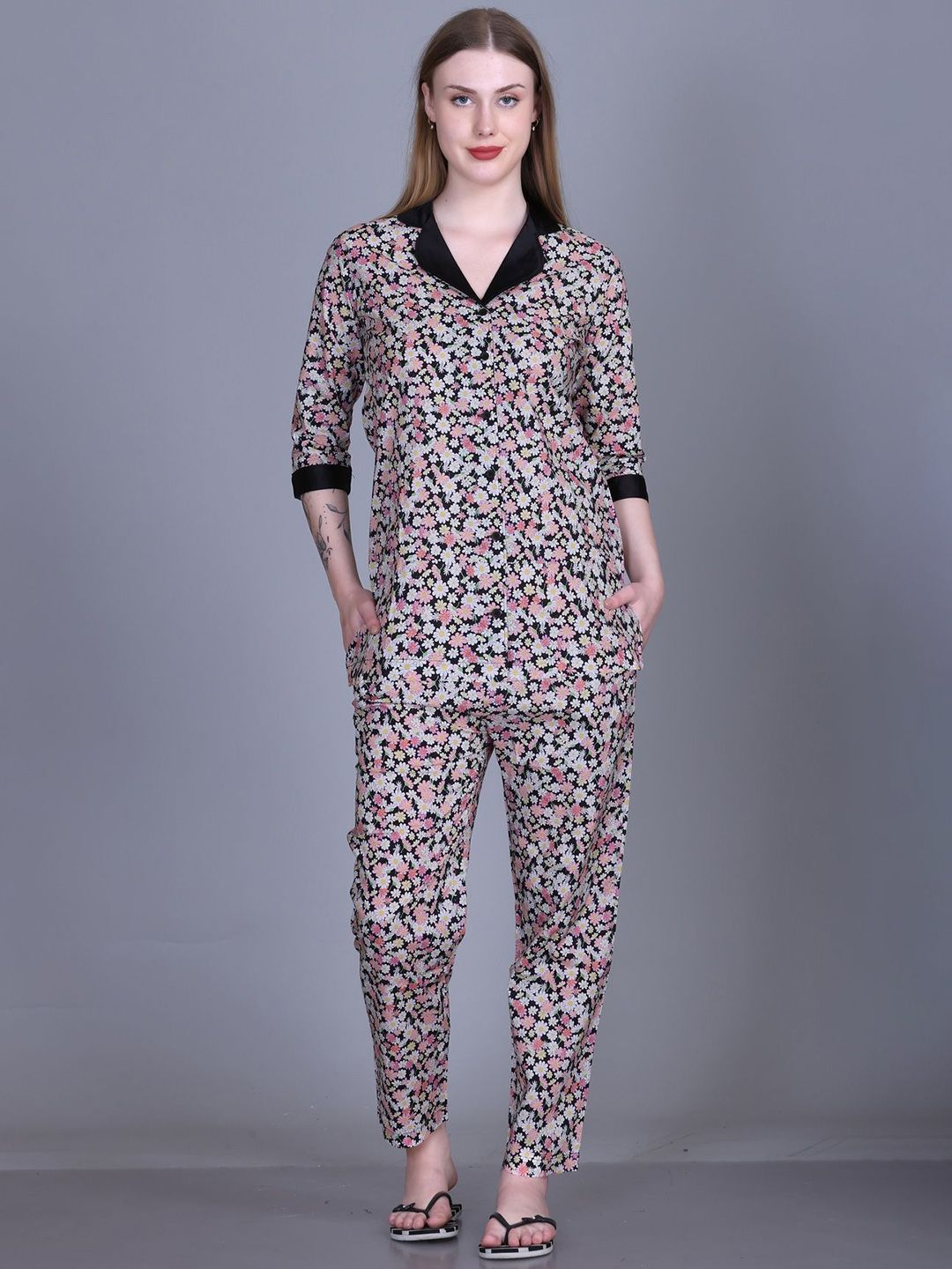 KIZA Women Printed Night suit-picture-15