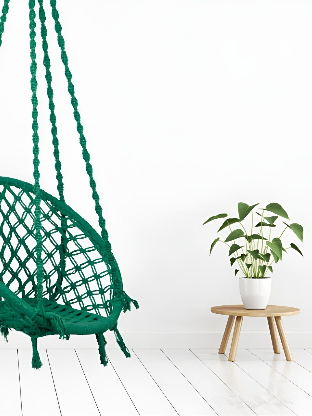 Swingzy Green Soft Large Hanging Hammock Swing