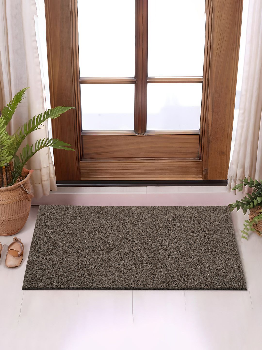 Kuber Industries Brown Water Absorbing Door Mat-image-26