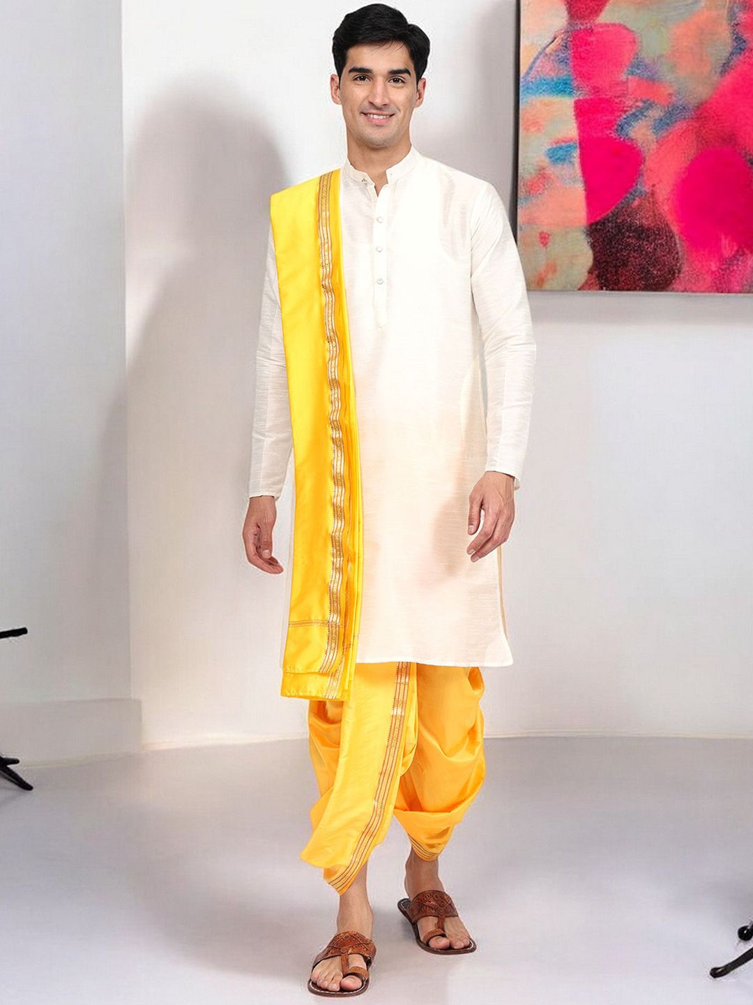 RAMESHWARAM FABRICS Men Dhotis-picture-15