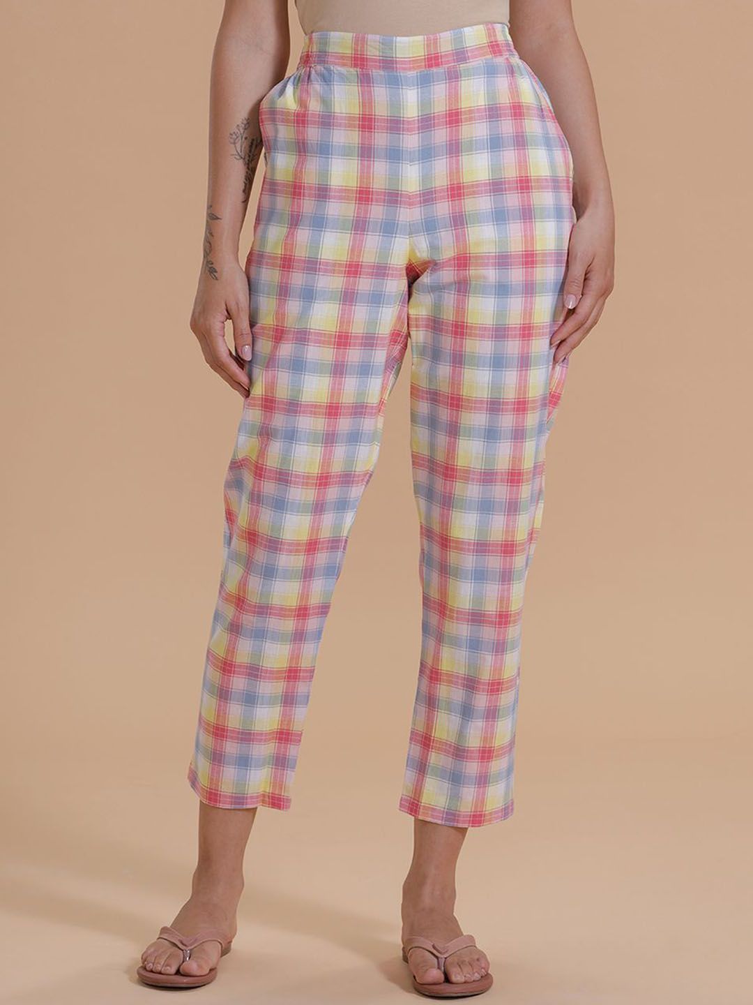 De Moza Women Striped Trousers-picture-0