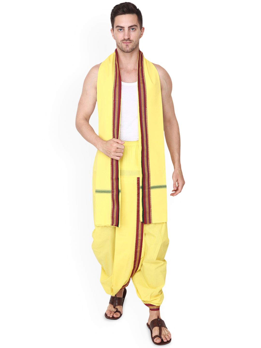 RAMESHWARAM FABRICS Men Cotton Dhotis-picture-19