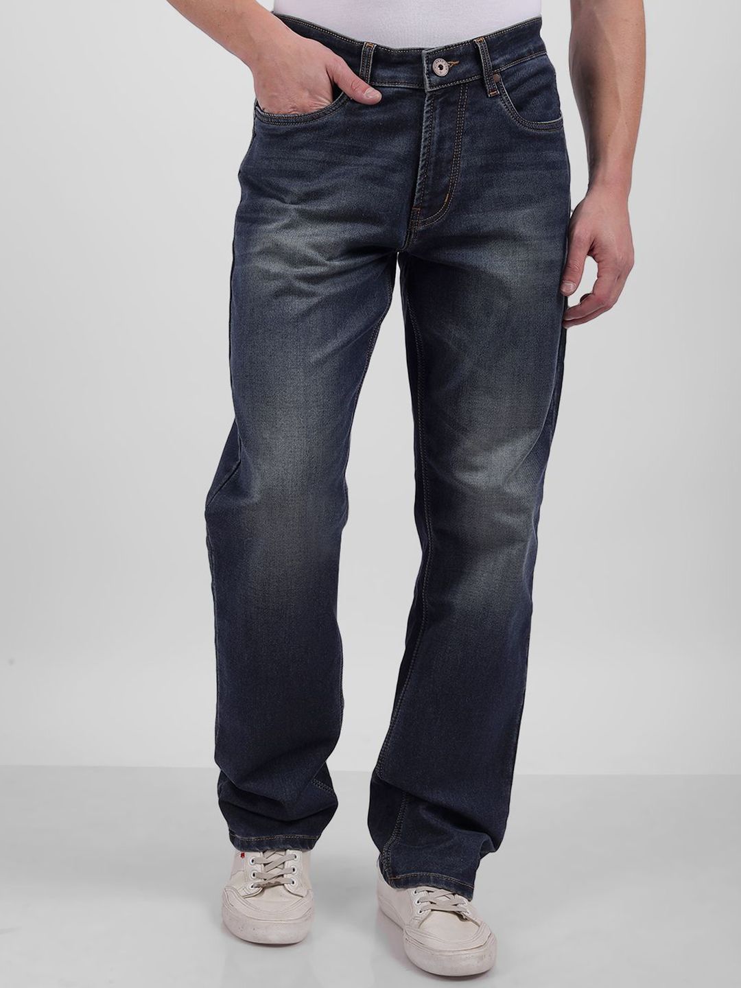 Numero Uno Men Light Fade Mid-Rise Stretchable Jeans-picture-26