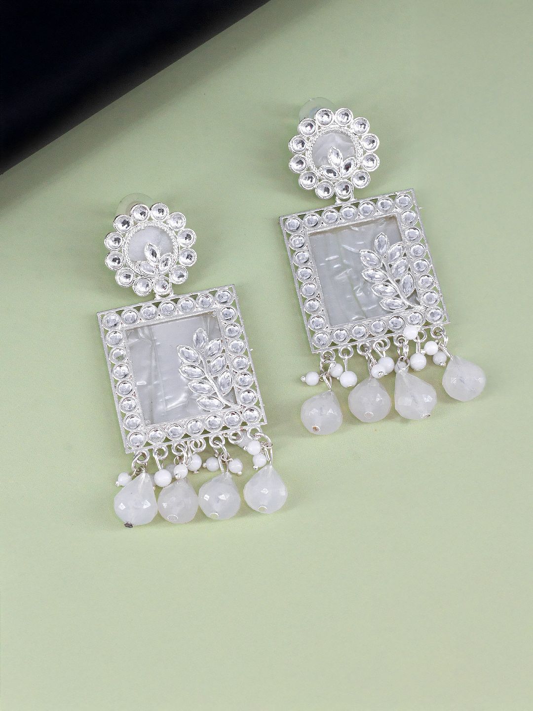 PRIVIU Floral Drop Earrings-picture-26