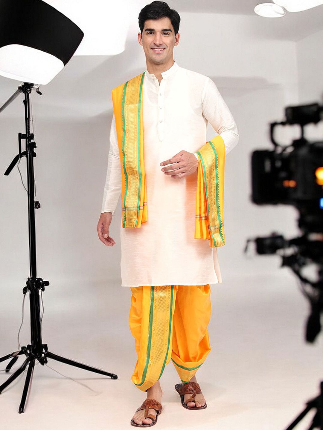 RAMESHWARAM FABRICS Men Dhotis-picture-7