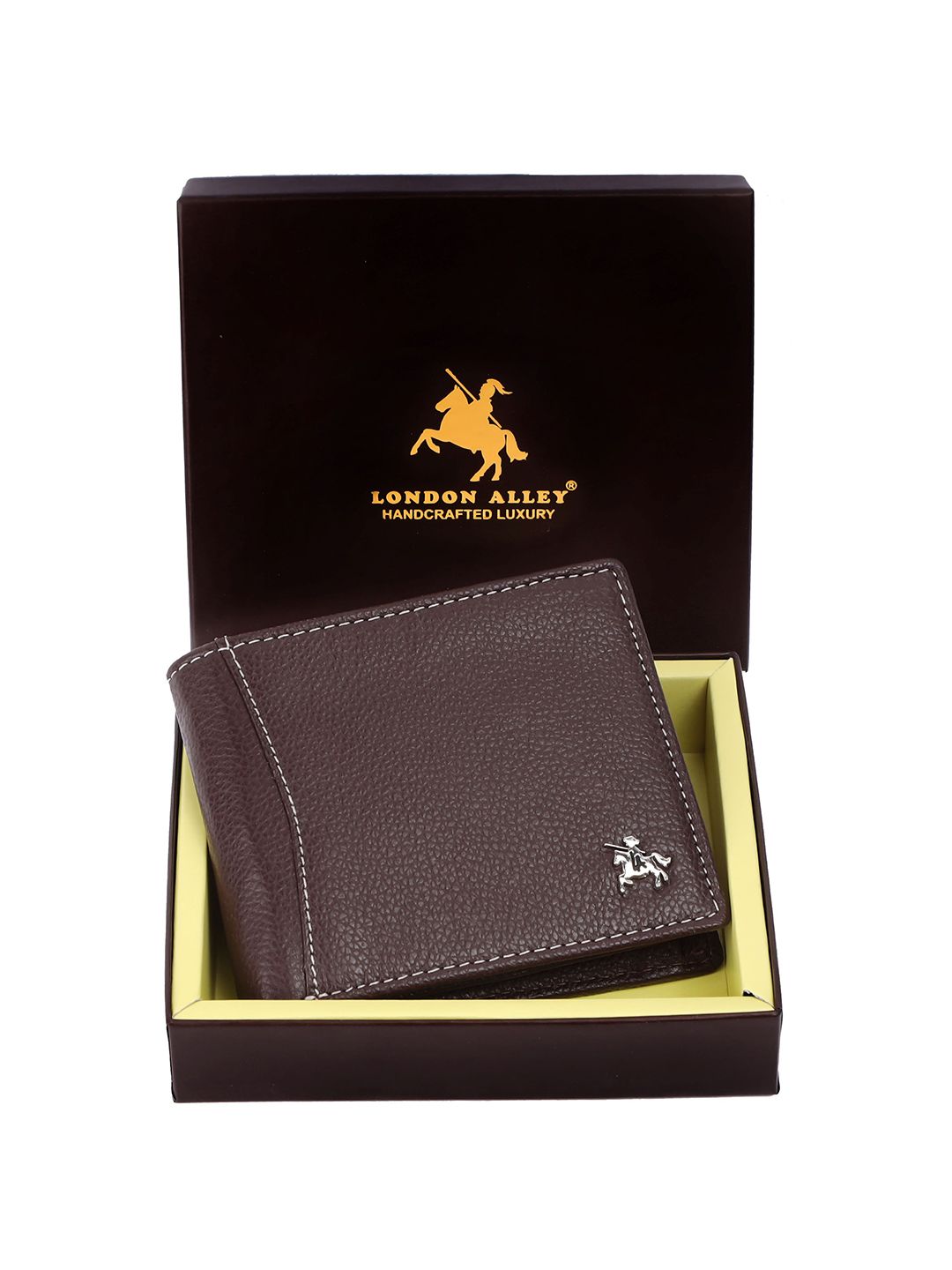 LONDON ALLEY Men Leather Two Fold Wallet-picture-48