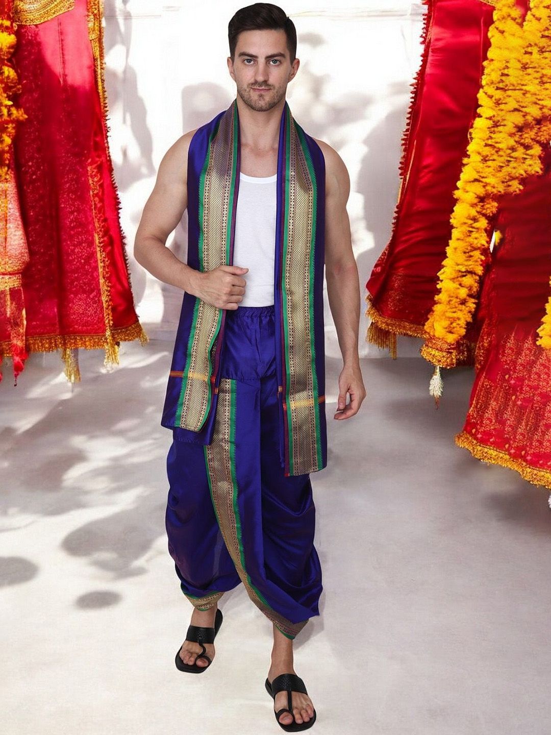 RAMESHWARAM FABRICS Men Dhotis-picture-5