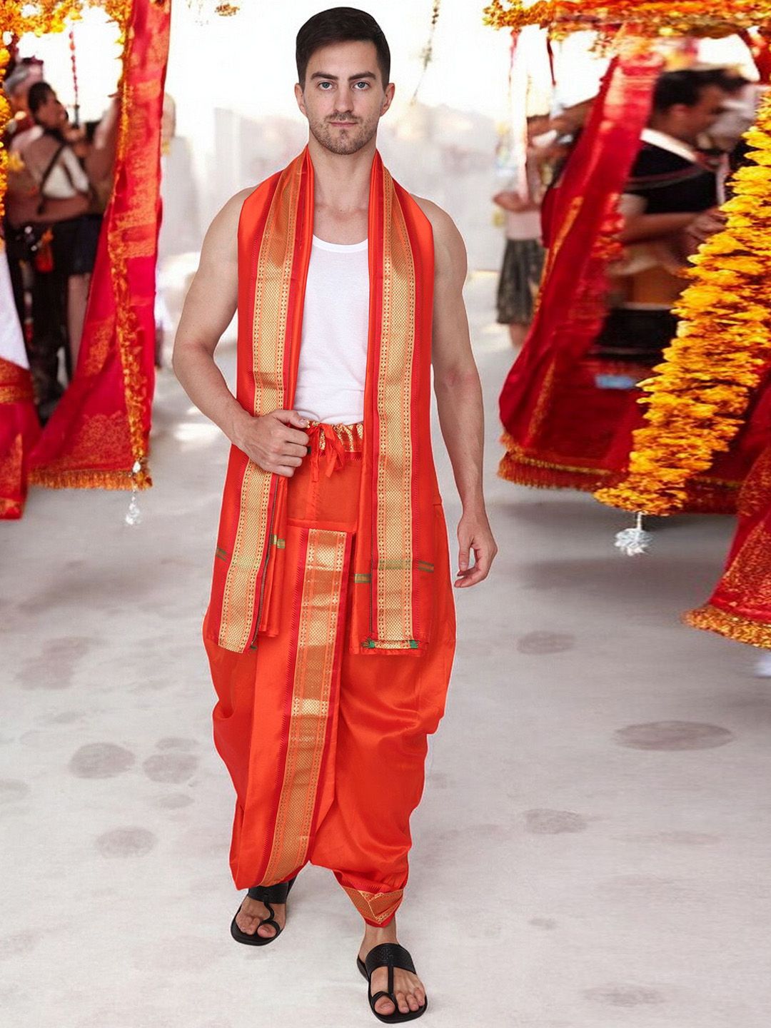 RAMESHWARAM FABRICS Men Dhotis-picture-3