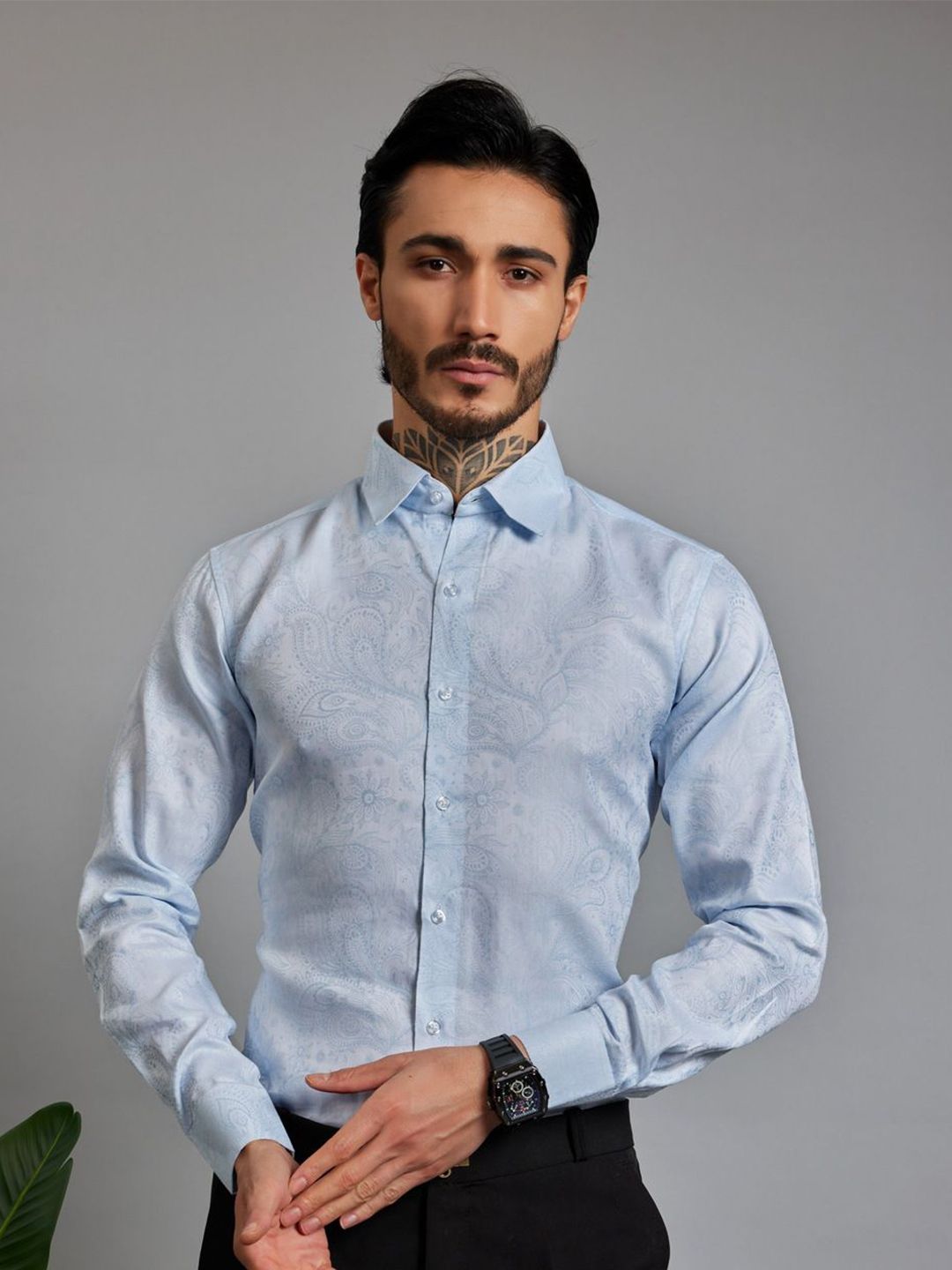 OTFIT Men Classic Opaque Casual Shirt-picture-42