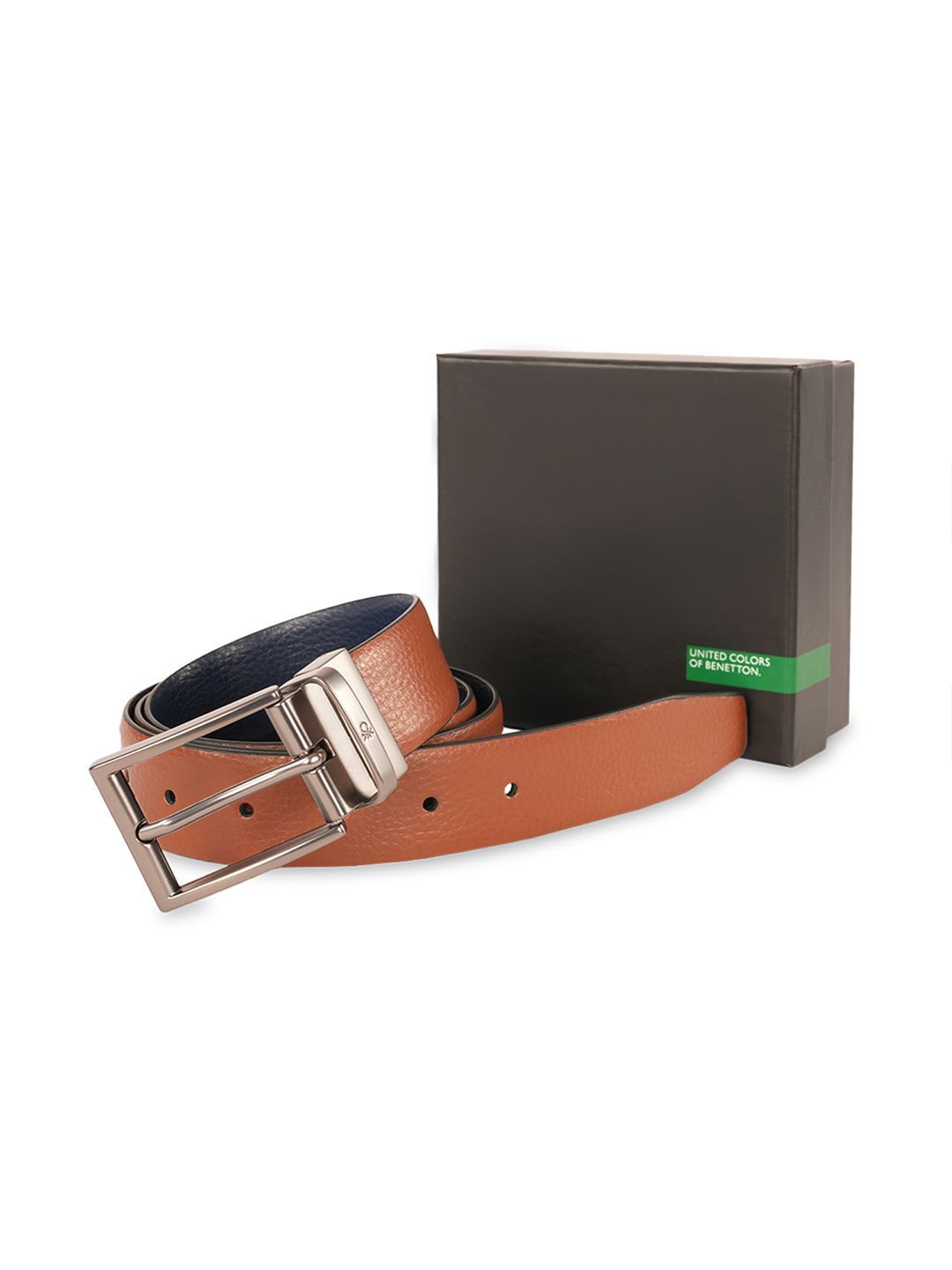 United Colors of Benetton Men Leather Reversible Formal Belt-picture-27